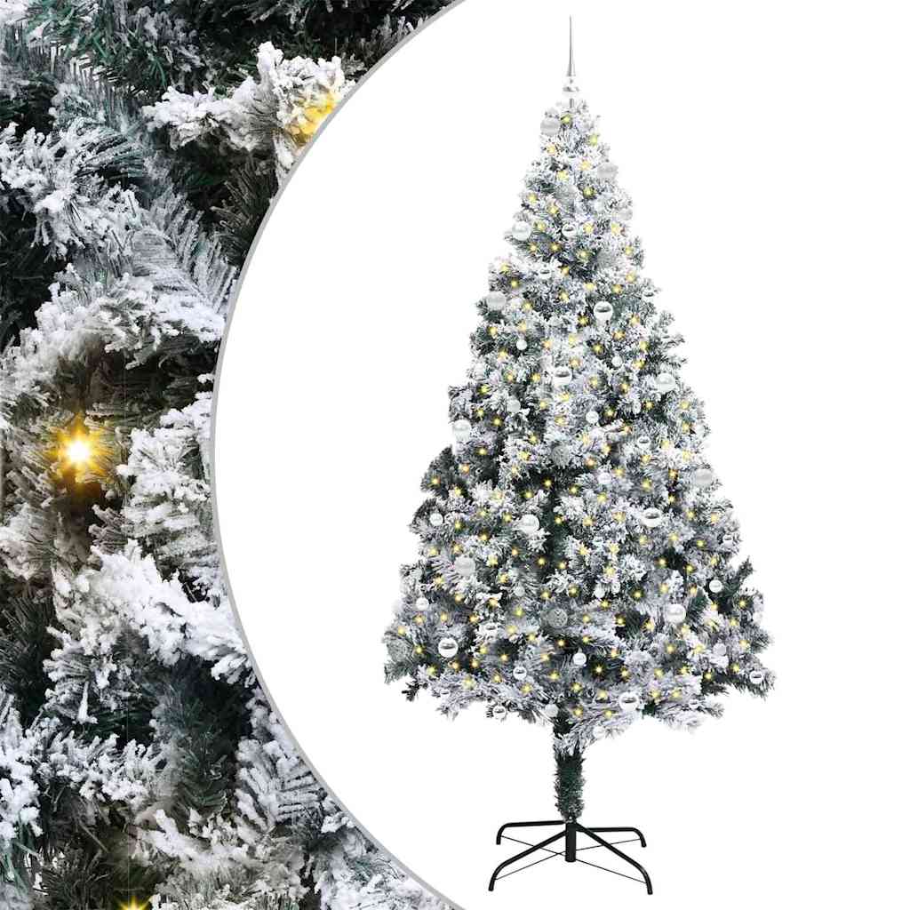 Albero di Natale artificiale con 300 LED Bianco 240 cm | homemem39