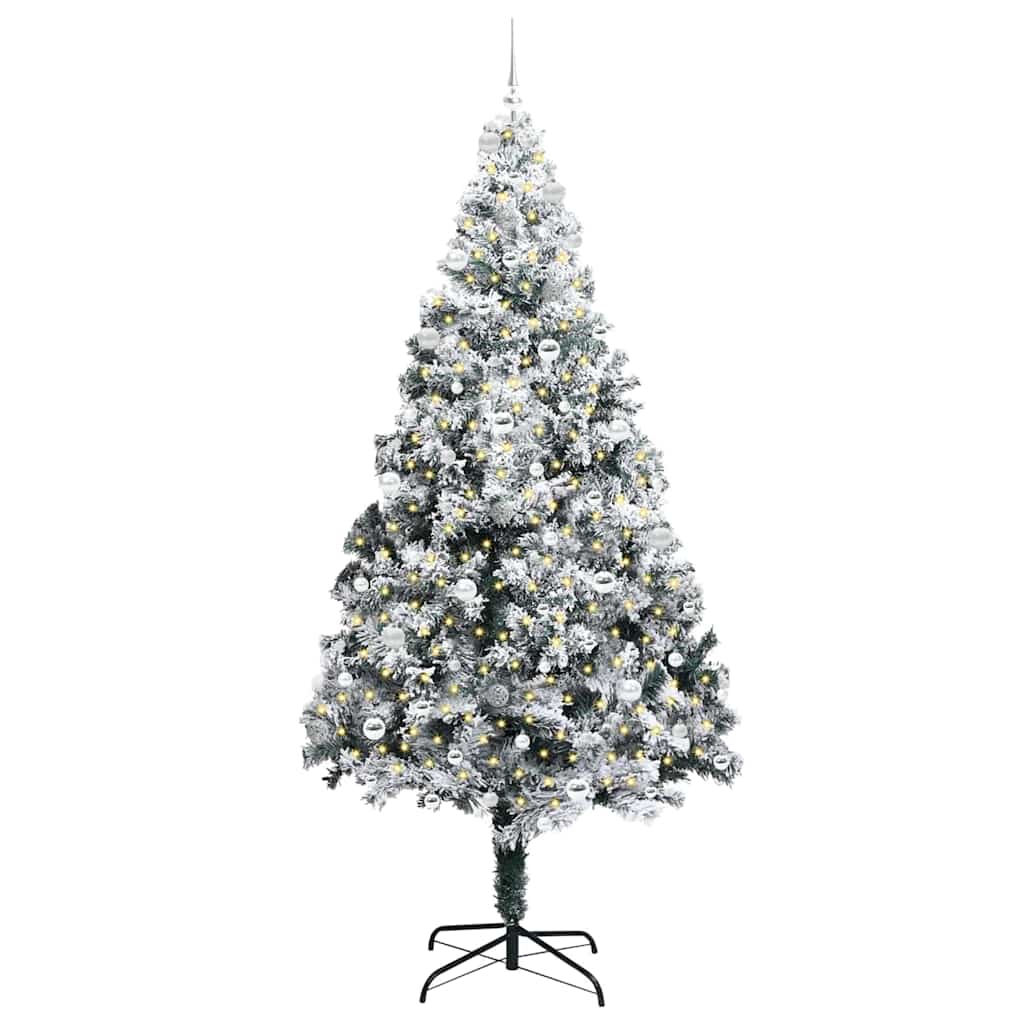 Albero di Natale artificiale con 300 LED Bianco 240 cm | homemem39