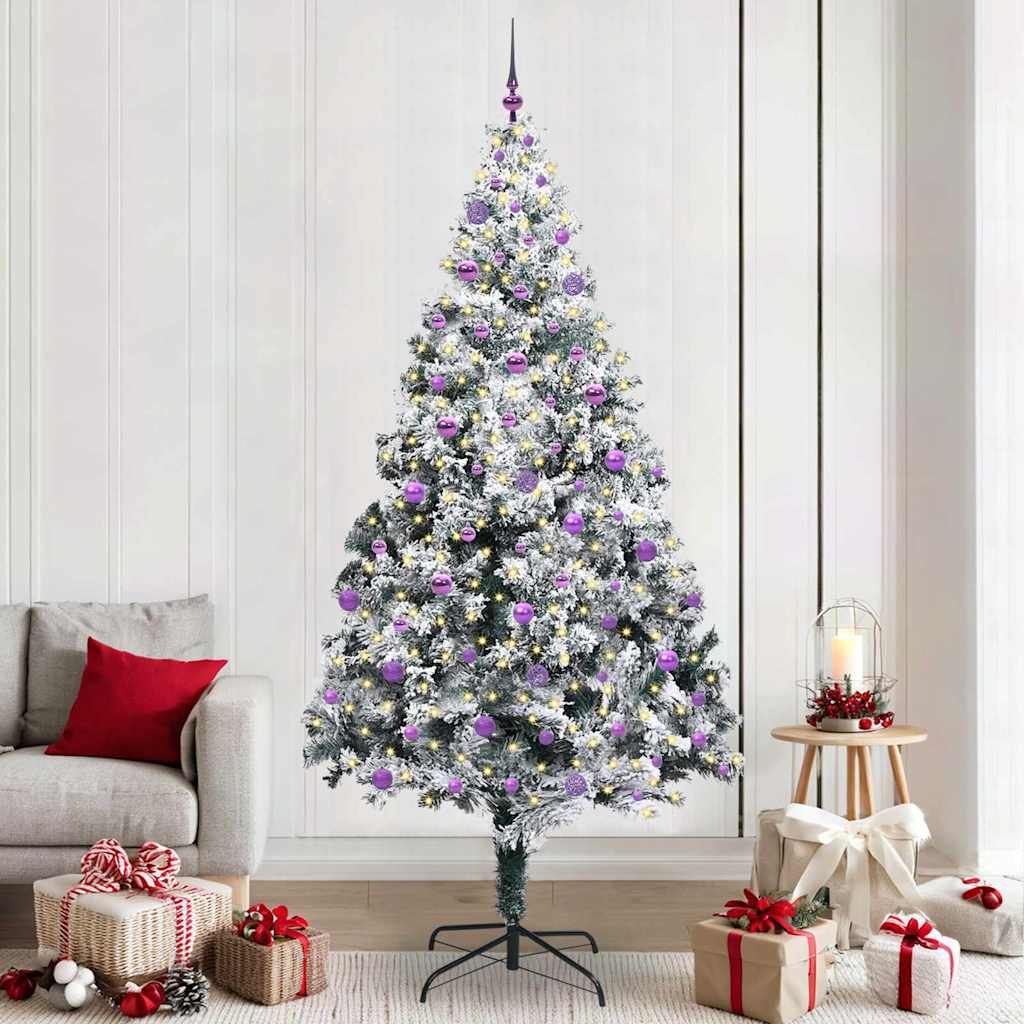 Albero di Natale artificiale con 300 LED Bianco 240 cm