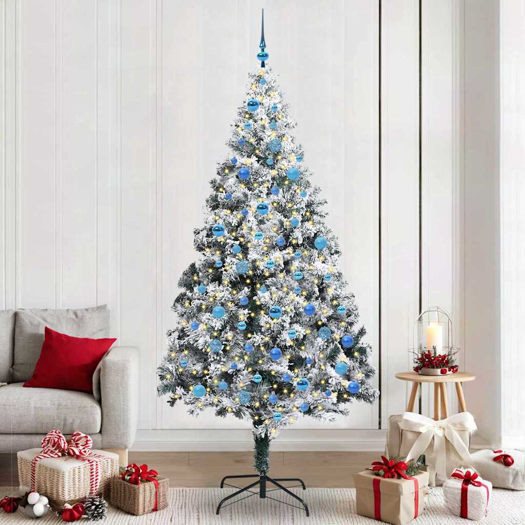Albero di Natale artificiale con 300 LED Bianco 240 cm