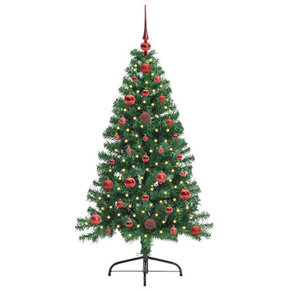 Albero di Natale artificiale con luci integrate Verde 120 cm