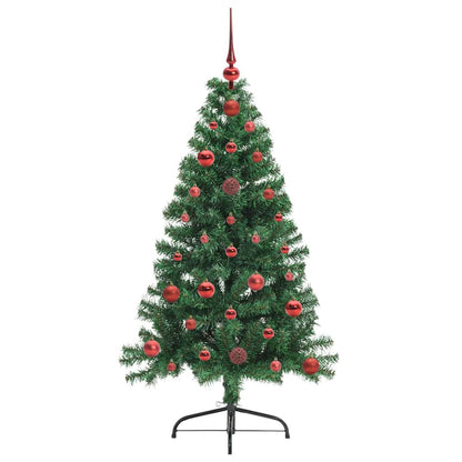 Albero di Natale artificiale con luci integrate Verde 120 cm