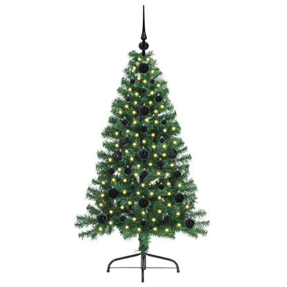 Albero di Natale artificiale con luci integrate Verde 120 cm