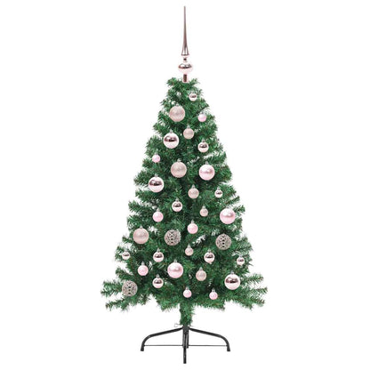 Albero di Natale artificiale con luci integrate Verde 120 cm