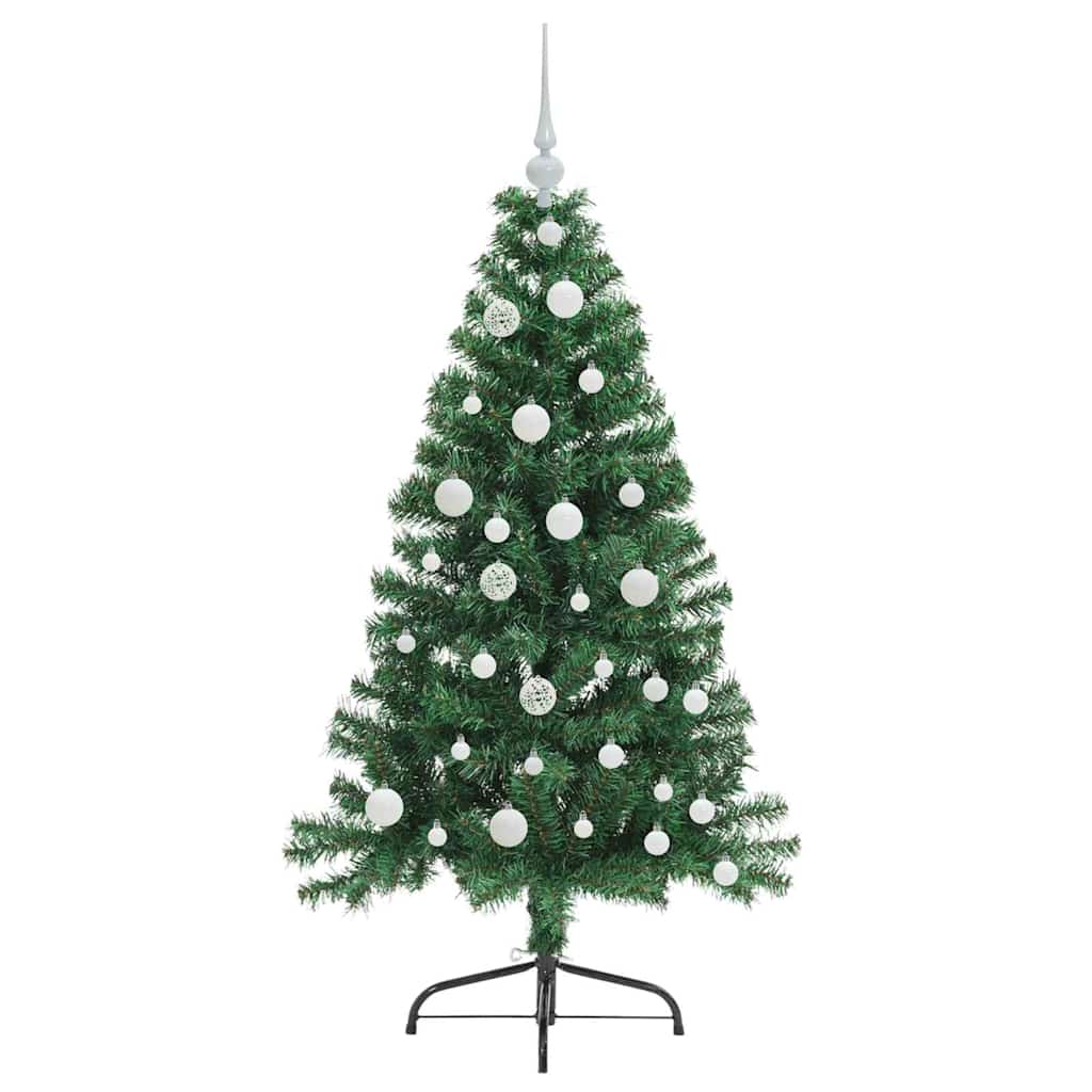 Albero di Natale artificiale con luci integrate Verde 120 cm