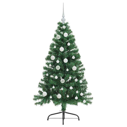 Albero di Natale artificiale con luci integrate Verde 120 cm