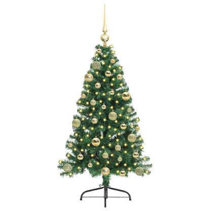 Albero di Natale artificiale con luci integrate Verde 120 cm
