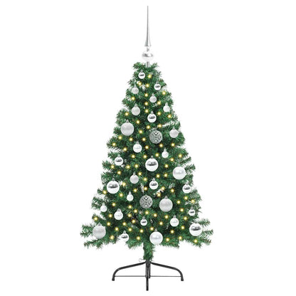 Albero di Natale artificiale con luci integrate Verde 120 cm | homemem39