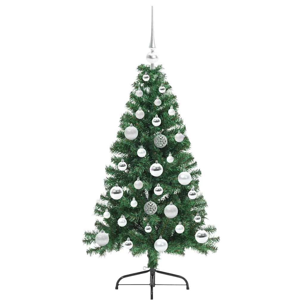 Albero di Natale artificiale con luci integrate Verde 120 cm | homemem39