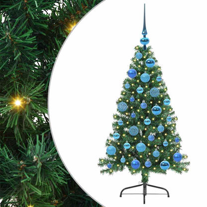 Albero di Natale artificiale con luci integrate Verde 120 cm | homemem39