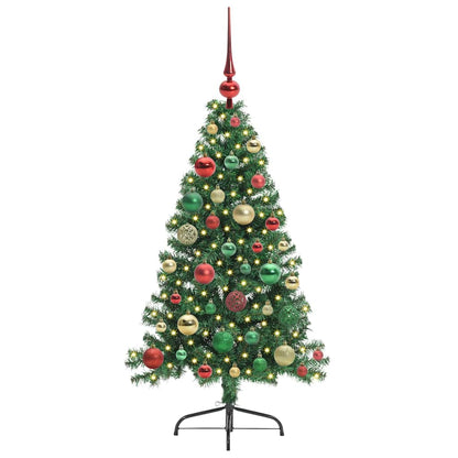 Albero di Natale artificiale con luci integrate Verde 120 cm | homemem39