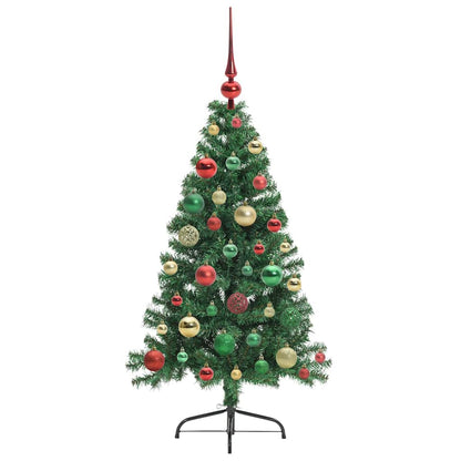 Albero di Natale artificiale con luci integrate Verde 120 cm | homemem39