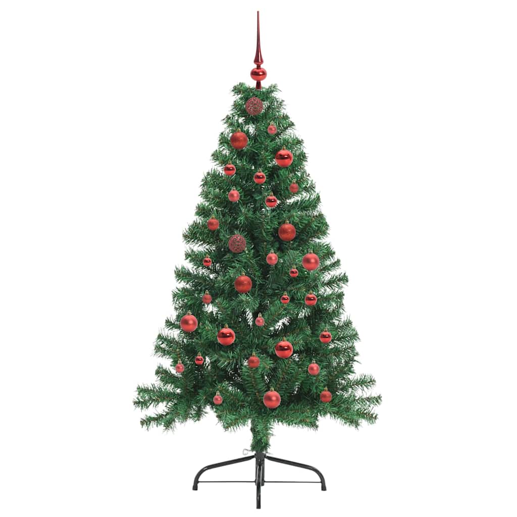 Albero di Natale artificiale con luci integrate Verde 150 cm