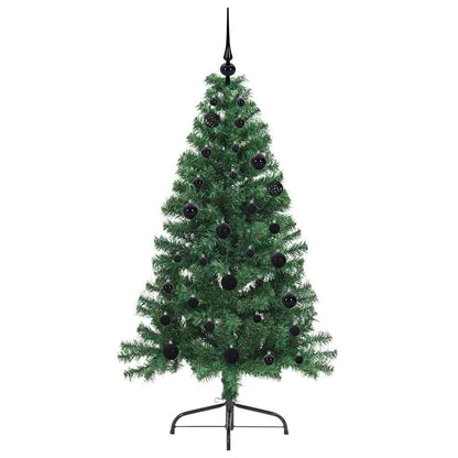 Albero di Natale artificiale con luci integrate Verde 150 cm