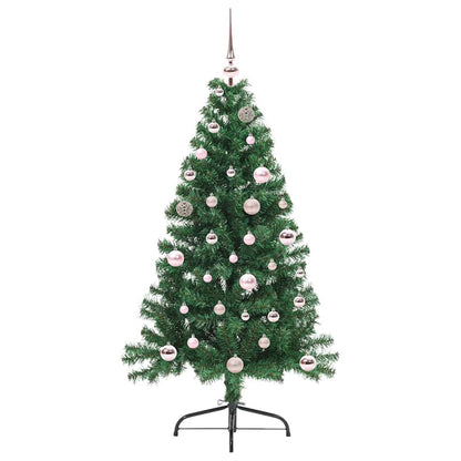 Albero di Natale artificiale con luci integrate Verde 150 cm