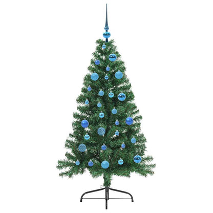 Albero di Natale artificiale con luci integrate Verde 150 cm | homemem39