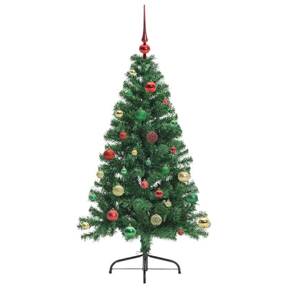 Albero di Natale artificiale con luci integrate Verde 150 cm | homemem39