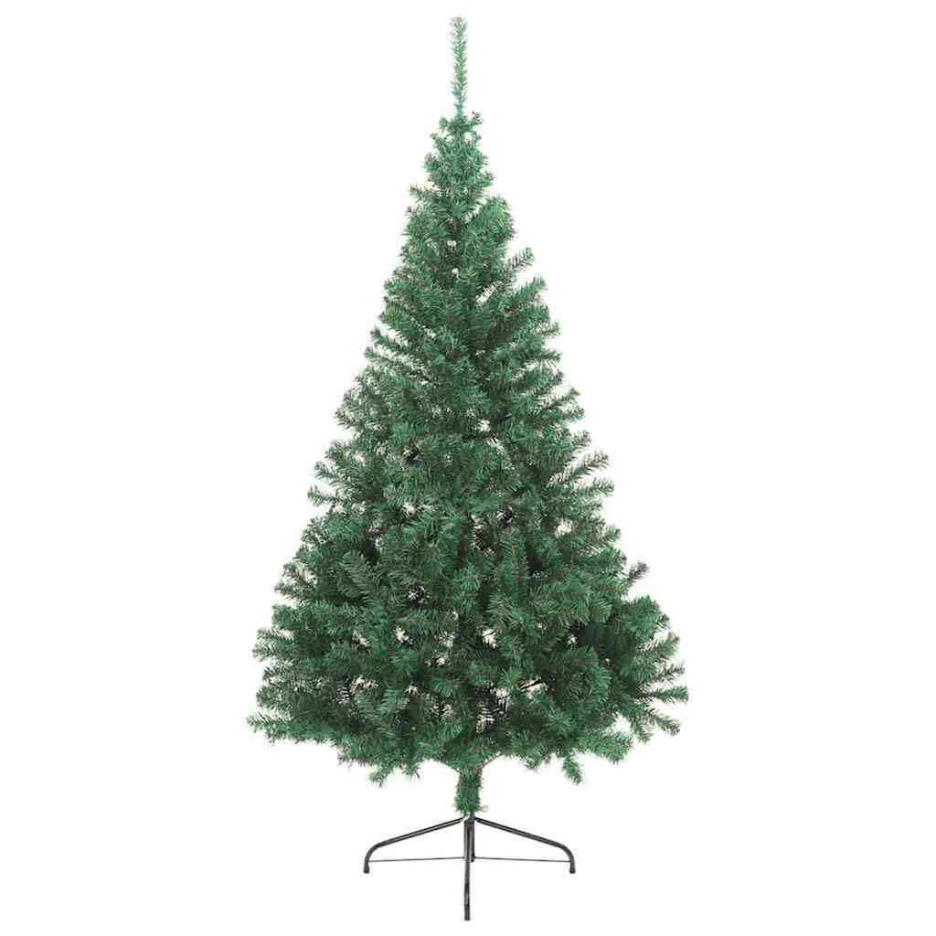 Albero di Natale artificiale con luci integrate Verde 180 cm | homemem39