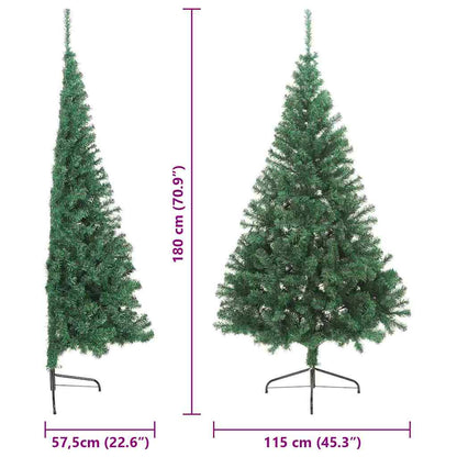 Albero di Natale artificiale con luci integrate Verde 180 cm | homemem39
