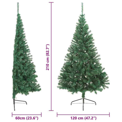 Albero di Natale artificiale con luci integrate Verde 210 cm | homemem39