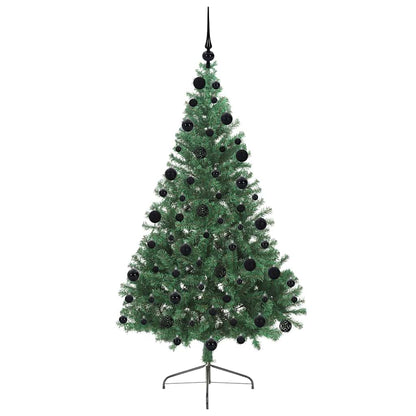 Albero di Natale artificiale con luci integrate Verde 210 cm