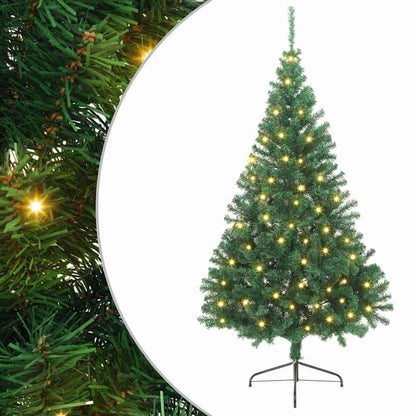 Albero di Natale artificiale con luci integrate Verde 240 cm | homemem39