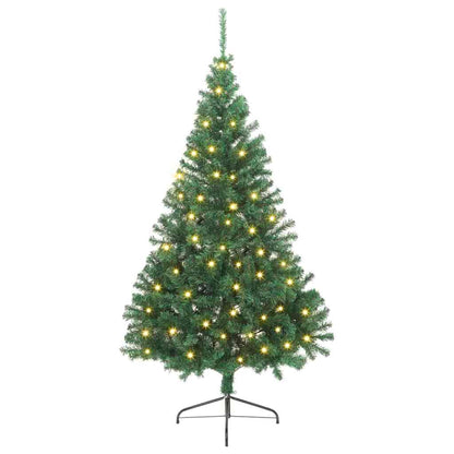 Albero di Natale artificiale con luci integrate Verde 240 cm | homemem39