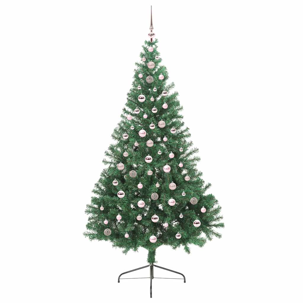 Albero di Natale artificiale con luci integrate Verde 240 cm