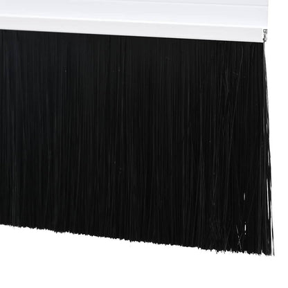 Spazzole per porte a vite 2 pcs Bianco 100 cm Lega di alluminio | homemem39