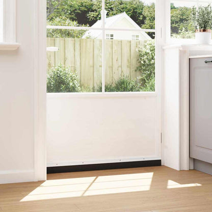 Spazzole per porte a vite 6 pcs Bianco 100 cm Lega di alluminio | homemem39