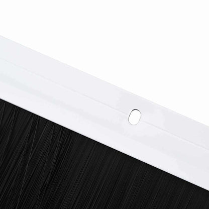 Spazzole per porte a vite 12 pcs Bianco 100 cm | homemem39