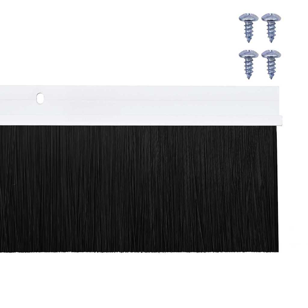Spazzole per porte a vite 12 pcs Bianco 100 cm | homemem39