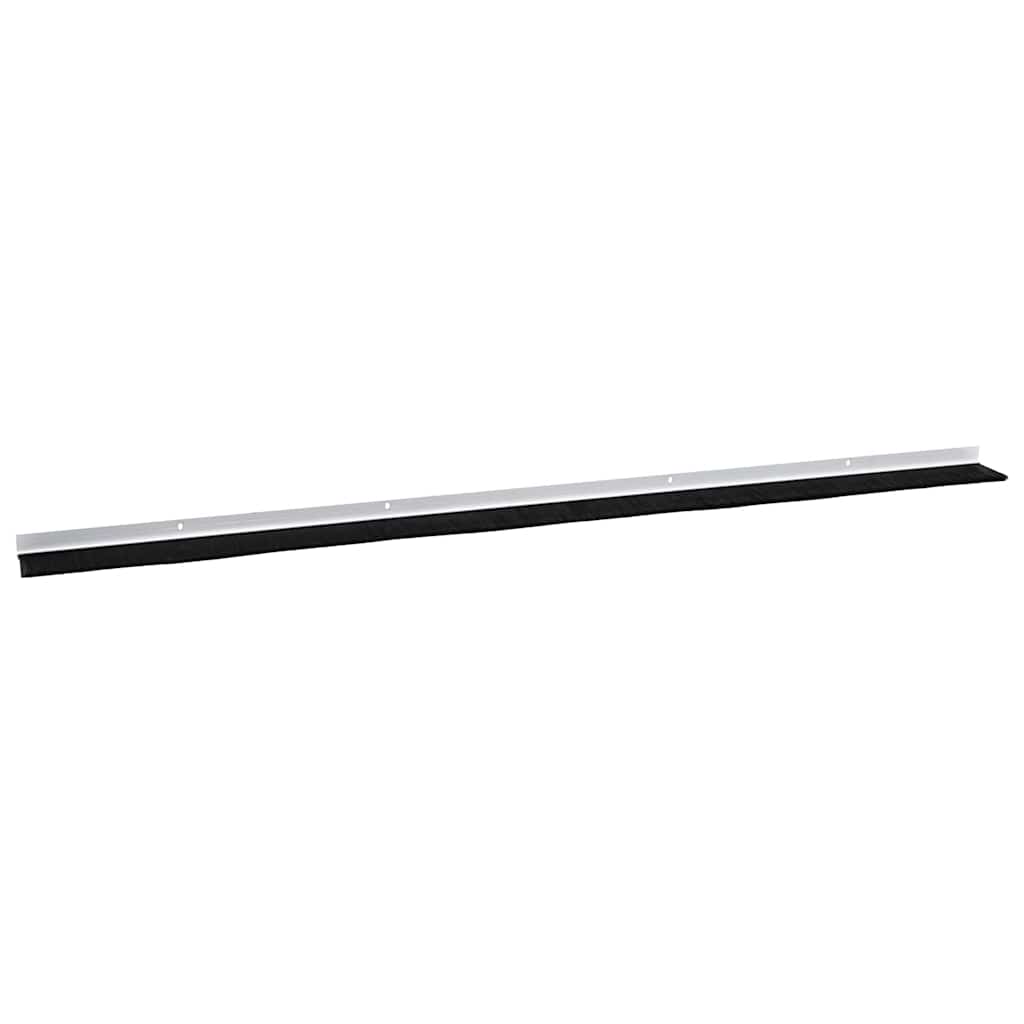Spazzole per porte a vite 2 pcs Bianco 100 cm Lega di alluminio | homemem39