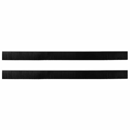 Spazzole per porte a vite 2 pcs Bianco 100 cm Lega di alluminio | homemem39
