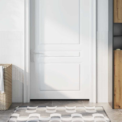 Spazzole per porte a vite 6 pcs Bianco 100 cm Lega di alluminio | homemem39