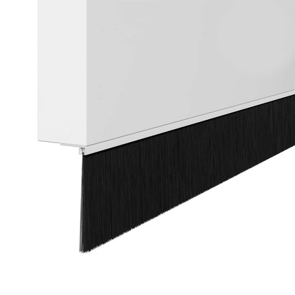 Spazzole per porte a vite 6 pcs Bianco 100 cm Lega di alluminio | homemem39