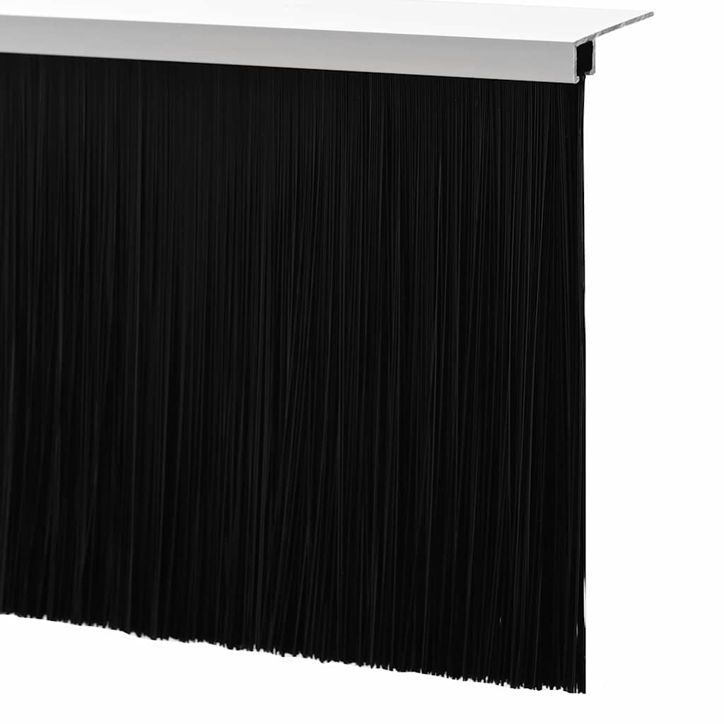Spazzole per porte a vite 6 pcs Bianco 100 cm Lega di alluminio | homemem39