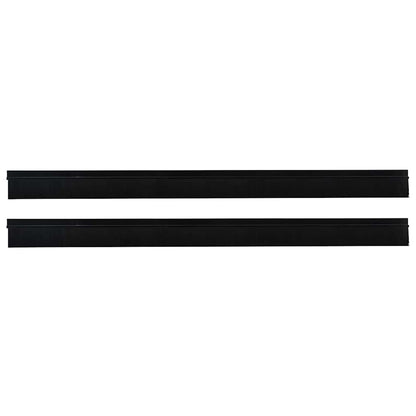 Spazzole per porte autoadesive 2 pcs Nero 100 cm | homemem39