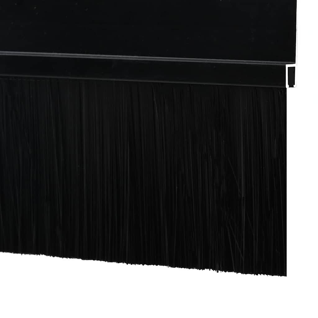 Spazzole per porte autoadesive 2 pcs Nero 100 cm | homemem39