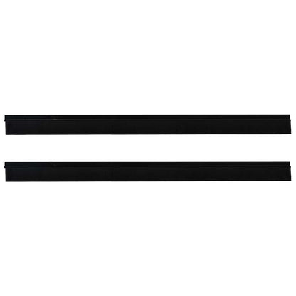 Spazzole per porte autoadesive 2 pcs Nero 100 cm | homemem39