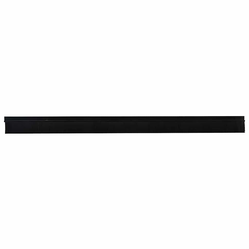 Spazzole per porte autoadesive 6 pcs Nero 100 cm | homemem39