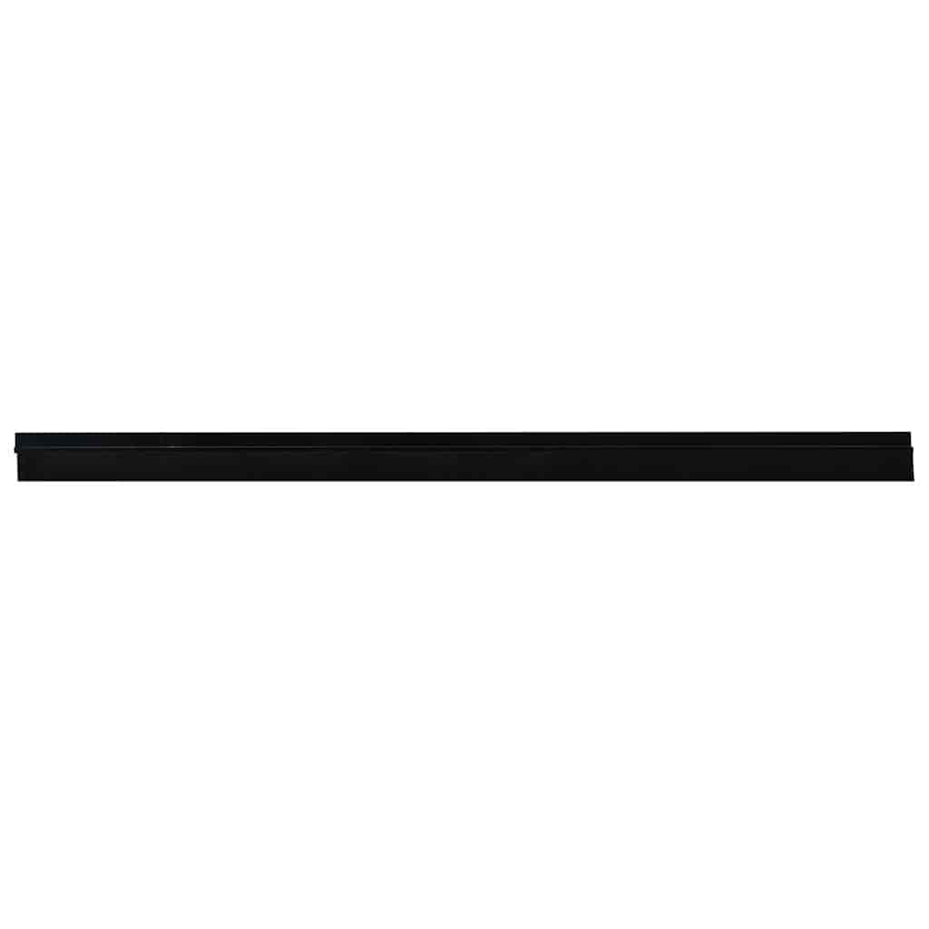 Spazzole per porte autoadesive 6 pcs Nero 100 cm