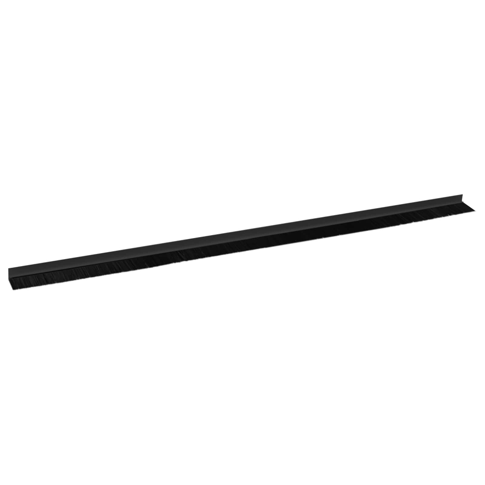 Spazzole per porte autoadesive 2 pcs Nero 100 cm | homemem39