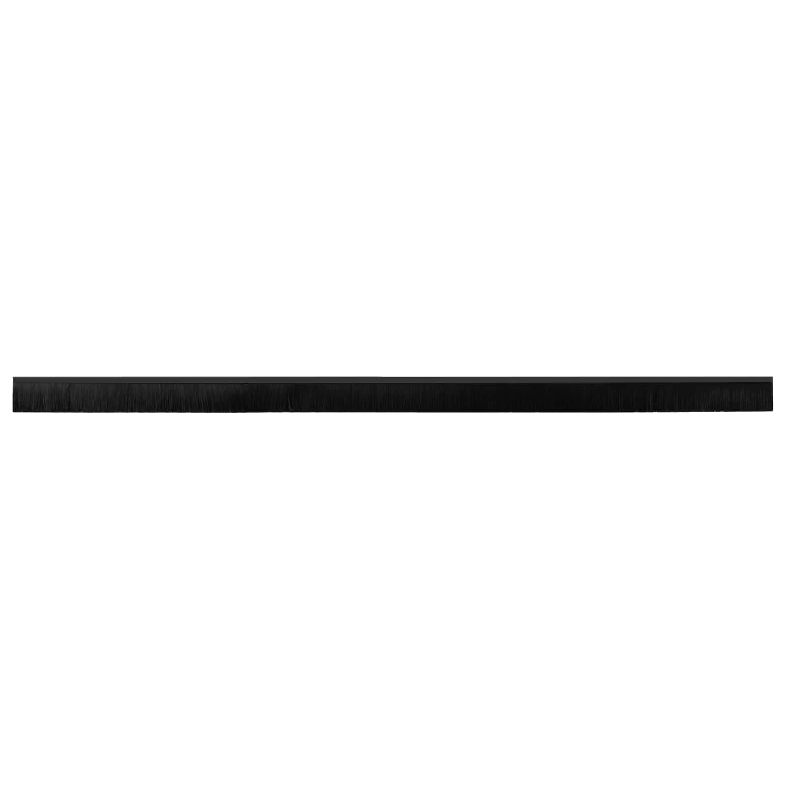 Spazzole per porte autoadesive 2 pcs Nero 100 cm | homemem39