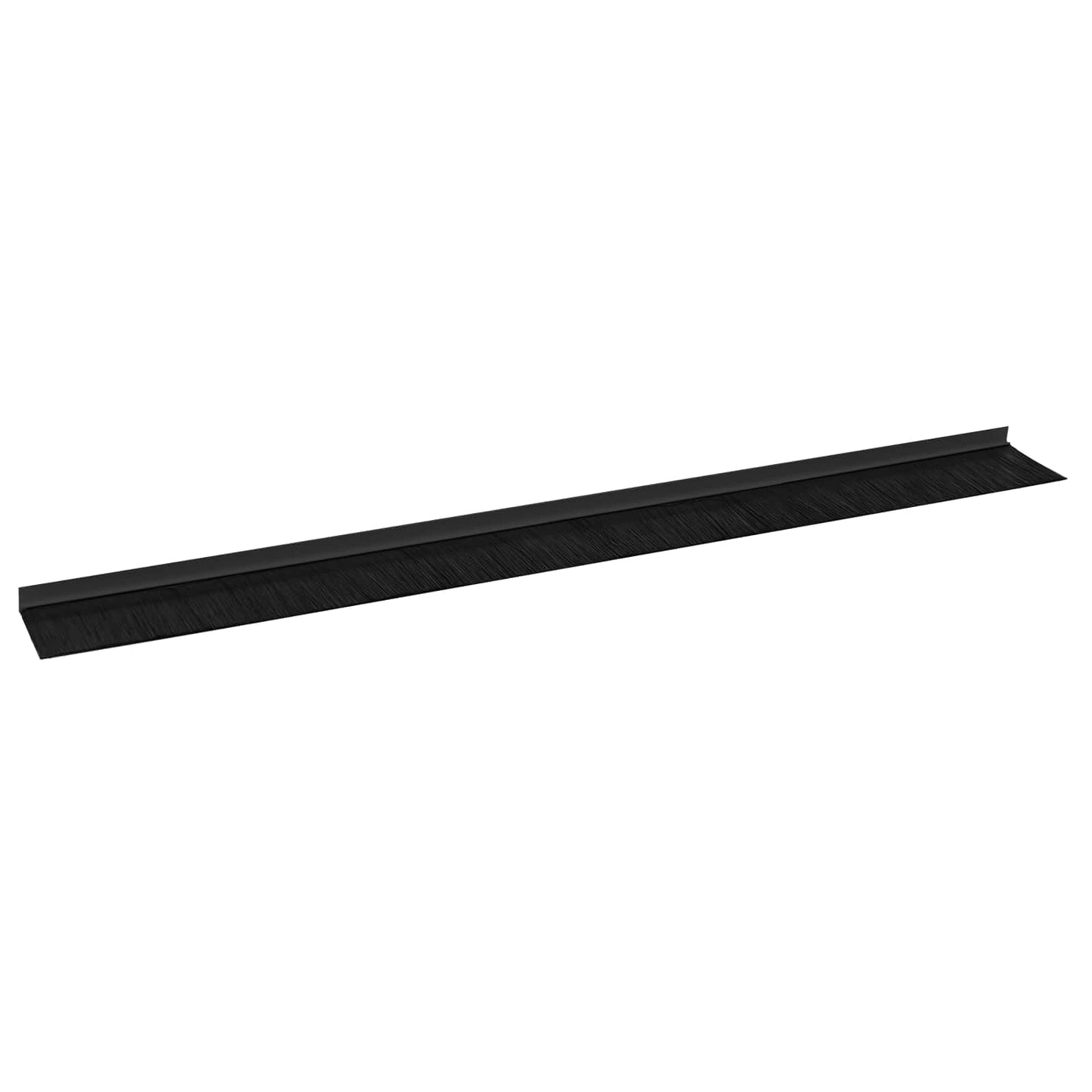 Spazzole per porte autoadesive 6 pcs Nero 100 cm | homemem39