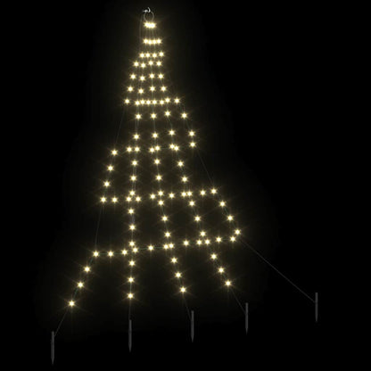 Albero di Natale LED con picchetti per il terreno 182 cm | homemem39