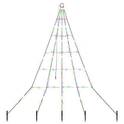Albero di Natale LED con picchetti per il terreno 182 cm | homemem39