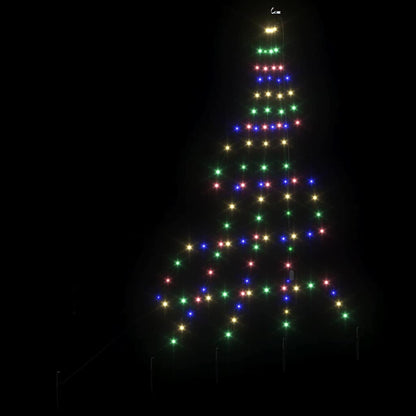 Albero di Natale LED con picchetti per il terreno 182 cm | homemem39