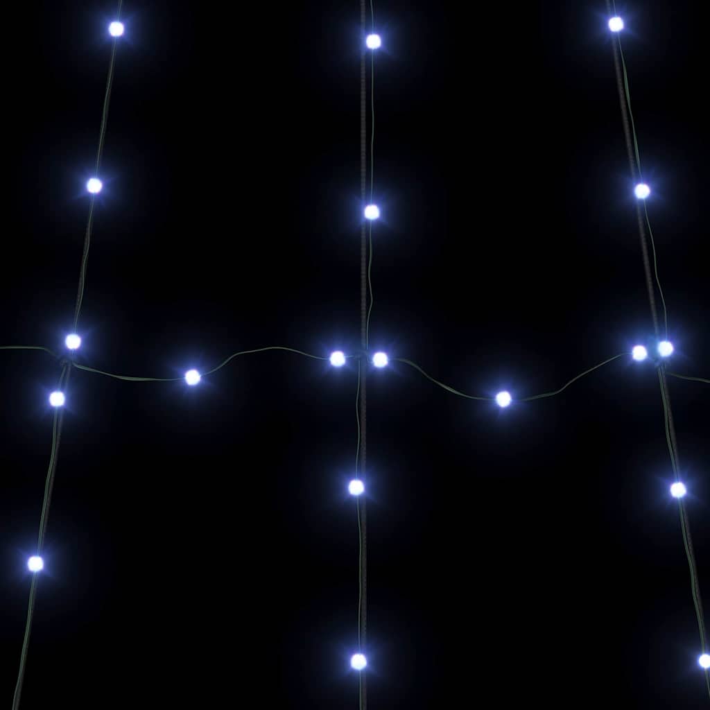 Albero di Natale LED con picchetti per il terreno Blu 182 cm