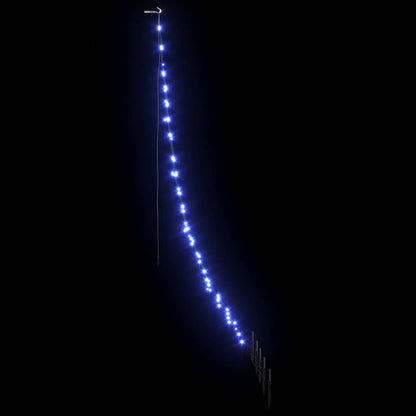 Albero di Natale LED con picchetti per il terreno Blu 182 cm | homemem39